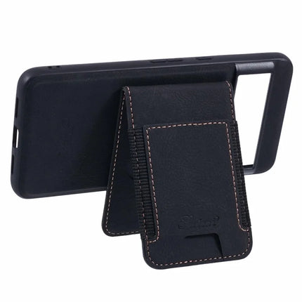 SUTENI H17 For Google Pixel 8 Pro Case Compatible with MagSafe Card Slots PU+TPU Kickstand Phone Cover