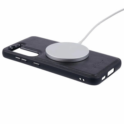 SUTENI H17 For Samsung Galaxy S23 Case Compatible with MagSafe Card Holder Kickstand Phone Cover