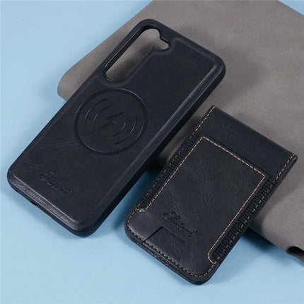 SUTENI H17 For Samsung Galaxy S23 Case Compatible with MagSafe Card Holder Kickstand Phone Cover