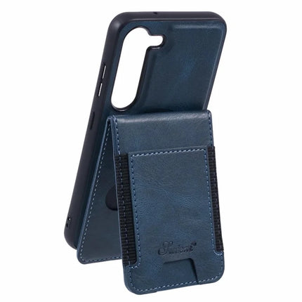 SUTENI H17 For Samsung Galaxy S23 Case Compatible with MagSafe Card Holder Kickstand Phone Cover