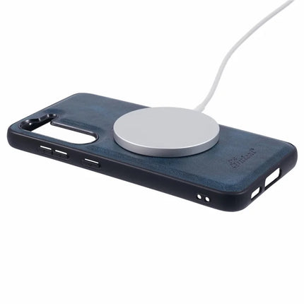 SUTENI H17 For Samsung Galaxy S23 Case Compatible with MagSafe Card Holder Kickstand Phone Cover