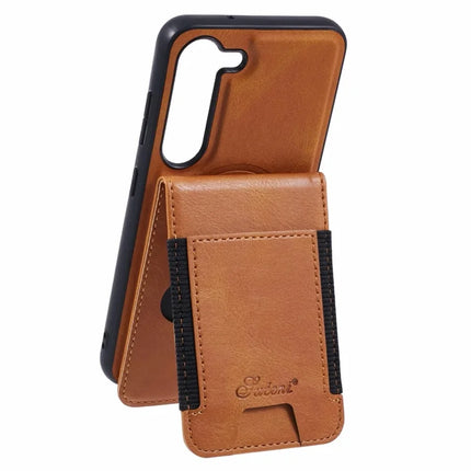 SUTENI H17 For Samsung Galaxy S23 Case Compatible with MagSafe Card Holder Kickstand Phone Cover