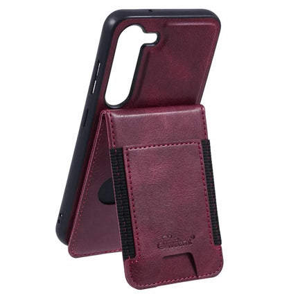 SUTENI H17 For Samsung Galaxy S23 Case Compatible with MagSafe Card Holder Kickstand Phone Cover