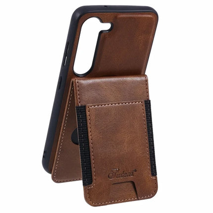 SUTENI H17 For Samsung Galaxy S23 Case Compatible with MagSafe Card Holder Kickstand Phone Cover