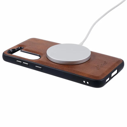 SUTENI H17 For Samsung Galaxy S23 Case Compatible with MagSafe Card Holder Kickstand Phone Cover