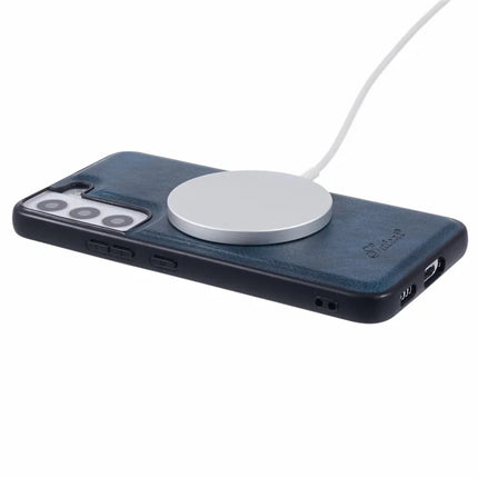 SUTENI H17 For Samsung Galaxy S22 5G Case Compatible with MagSafe Card Holder Kickstand Phone Cover