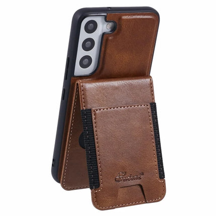 SUTENI H17 For Samsung Galaxy S22 5G Case Compatible with MagSafe Card Holder Kickstand Phone Cover