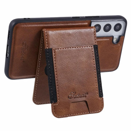 SUTENI H17 For Samsung Galaxy S22 5G Case Compatible with MagSafe Card Holder Kickstand Phone Cover