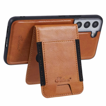 SUTENI H17 For Samsung Galaxy S22 5G Case Compatible with MagSafe Card Holder Kickstand Phone Cover