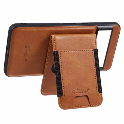 SUTENI H17 For Google Pixel 8 Pro Case Compatible with MagSafe Card Holder Kickstand Phone Cover