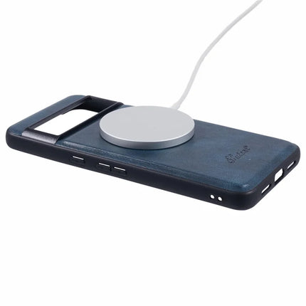 SUTENI H17 For Google Pixel 8 Pro Case Compatible with MagSafe Card Holder Kickstand Phone Cover