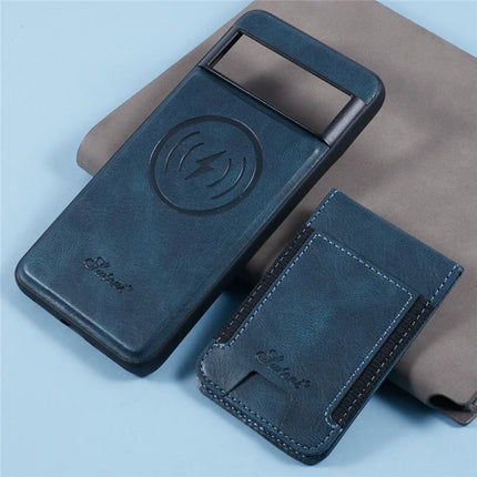 SUTENI H17 For Google Pixel 8 Pro Case Compatible with MagSafe Card Holder Kickstand Phone Cover