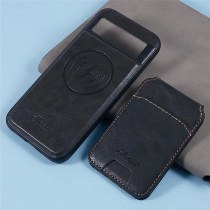 SUTENI H15 For Google Pixel 8a Case Compatible with MagSafe Detachable Card Holder Phone Cover