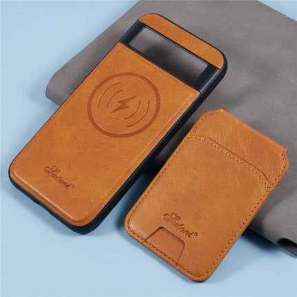 SUTENI H15 For Google Pixel 8a Case Compatible with MagSafe Detachable Card Holder Phone Cover