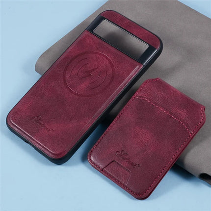 SUTENI H15 For Google Pixel 8a Case Compatible with MagSafe Detachable Card Holder Phone Cover