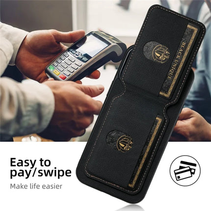 SUTENI H02 For Google Pixel 8a Case Card Slots Kickstand Litchi Texture Leather+TPU Cover