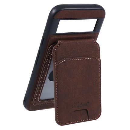 SUTENI H16 For Google Pixel 8a Case Compatible with MagSafe Kickstand Phone Cover Detachable Card Holder