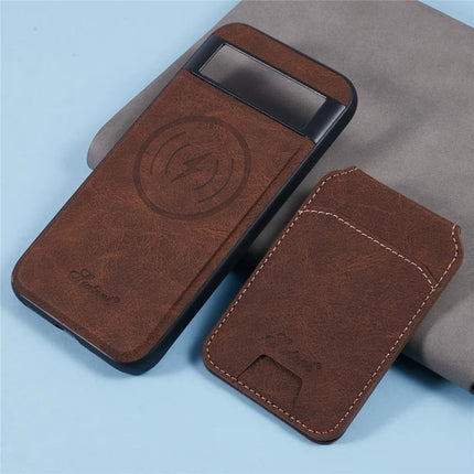SUTENI H16 For Google Pixel 8a Case Compatible with MagSafe Kickstand Phone Cover Detachable Card Holder