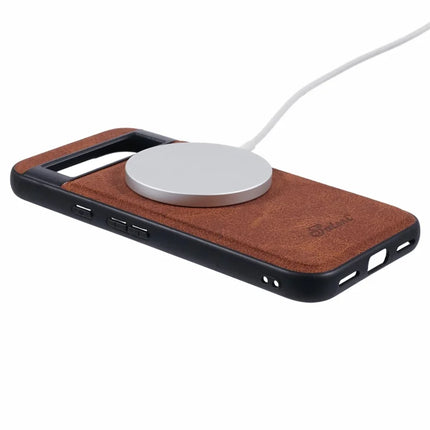 SUTENI H16 For Google Pixel 8a Case Compatible with MagSafe Kickstand Phone Cover Detachable Card Holder