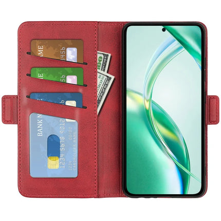 For Honor 200 Smart 5G / X7c 4G Stand Case Calf Texture Leather Wallet Phone Cover