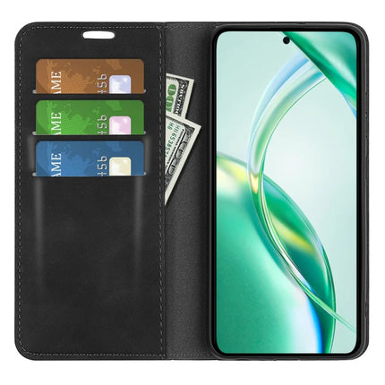 For Honor 200 Smart 5G / X7c 4G Case Skin-Touch Leather Wallet Phone Cover