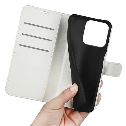 For Honor 200 Smart 5G / X7c 4G Case Litchi Texture Shockproof Leather Wallet Phone Cover