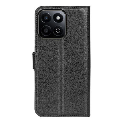 For Honor 200 Smart 5G / X7c 4G Case Litchi Texture Shockproof Leather Wallet Phone Cover