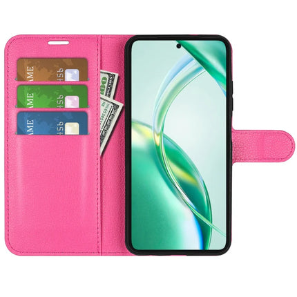 For Honor 200 Smart 5G / X7c 4G Case Litchi Texture Shockproof Leather Wallet Phone Cover