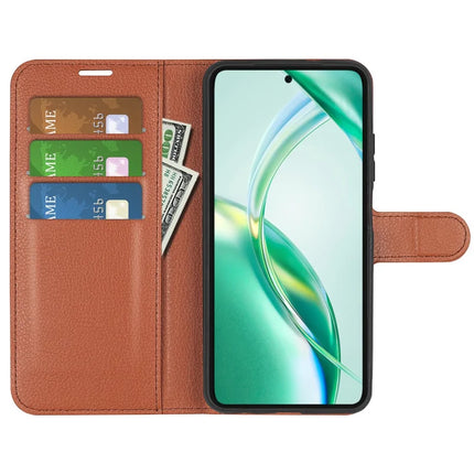 For Honor 200 Smart 5G / X7c 4G Case Litchi Texture Shockproof Leather Wallet Phone Cover