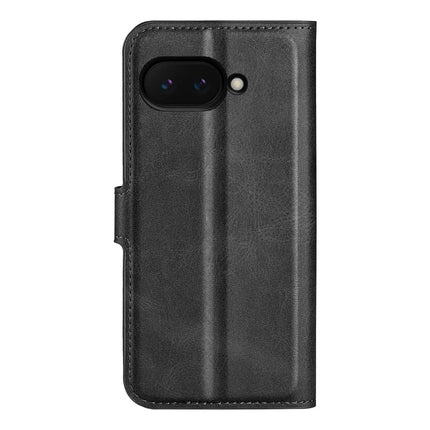 For Google Pixel 9a Stand Case Anti-Scratch Calf Texture Leather Phone Cover