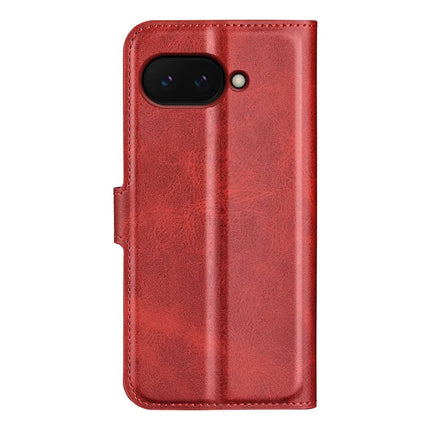 For Google Pixel 9a Stand Case Anti-Scratch Calf Texture Leather Phone Cover