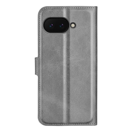 For Google Pixel 9a Stand Case Anti-Scratch Calf Texture Leather Phone Cover