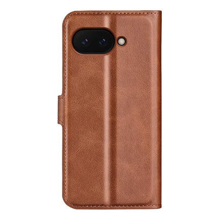 For Google Pixel 9a Stand Case Anti-Scratch Calf Texture Leather Phone Cover