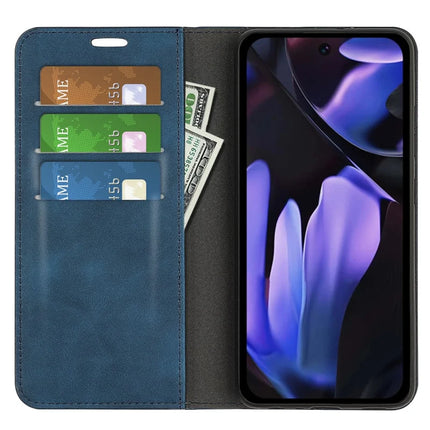 For Google Pixel 9a Case Skin-Touch Leather Wallet Phone Cover