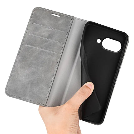 For Google Pixel 9a Case Skin-Touch Leather Wallet Phone Cover