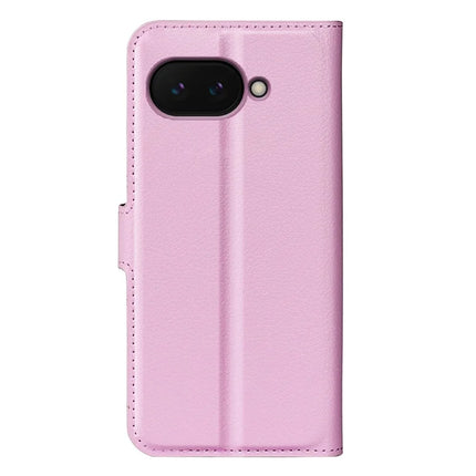For Google Pixel 9a Case Litchi Texture Shockproof Leather Wallet Phone Cover