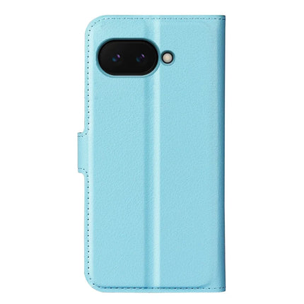 For Google Pixel 9a Case Litchi Texture Shockproof Leather Wallet Phone Cover