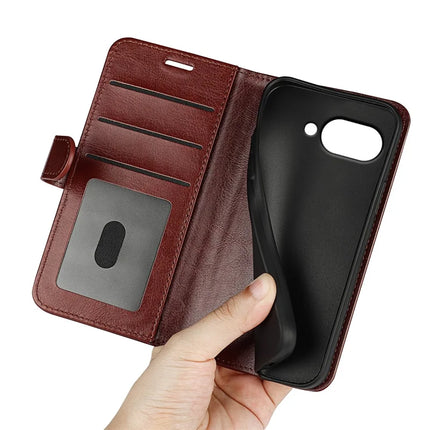 For Google Pixel 9a Wallet Case Crazy Horse Texture Stand Leather Phone Cover