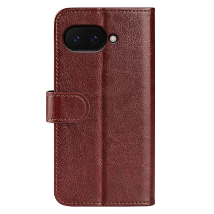 For Google Pixel 9a Wallet Case Crazy Horse Texture Stand Leather Phone Cover