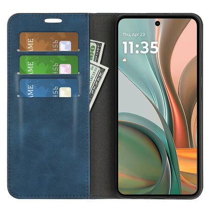 For Motorola Moto G75 5G Case Skin-Touch Leather Wallet Phone Cover