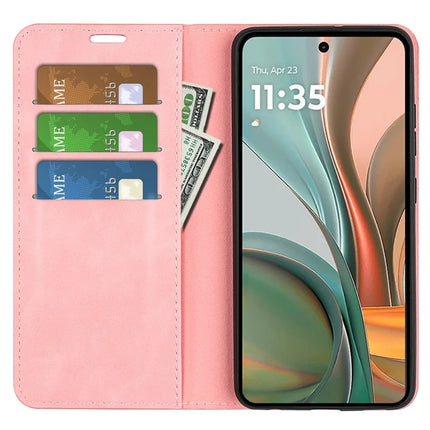For Motorola Moto G75 5G Case Skin-Touch Leather Wallet Phone Cover