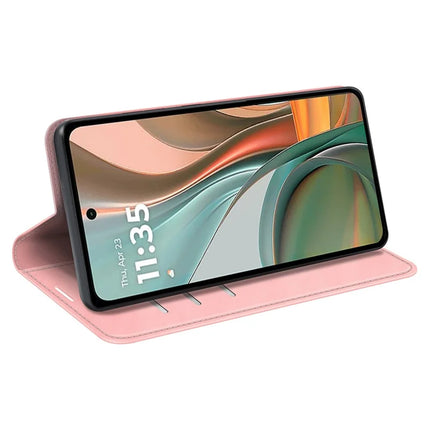 For Motorola Moto G75 5G Case Skin-Touch Leather Wallet Phone Cover