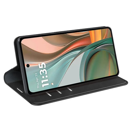 For Motorola Moto G75 5G Case Skin-Touch Leather Wallet Phone Cover