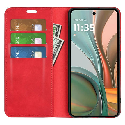For Motorola Moto G75 5G Case Skin-Touch Leather Wallet Phone Cover