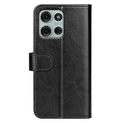 For Motorola Moto G75 5G Wallet Case Crazy Horse Texture Stand Leather Phone Cover