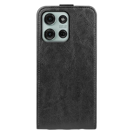 For Motorola Moto G75 5G Case with Card Slots Vertical Flip Leather Phone Cover