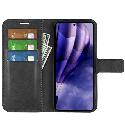 For HMD Skyline Stand Case Anti-Scratch Calf Texture Leather Phone Cover