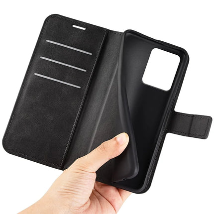 For HMD Skyline Stand Case Anti-Scratch Calf Texture Leather Phone Cover
