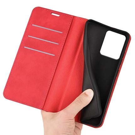 For HMD Skyline Case Skin-Touch Leather Wallet Phone Cover