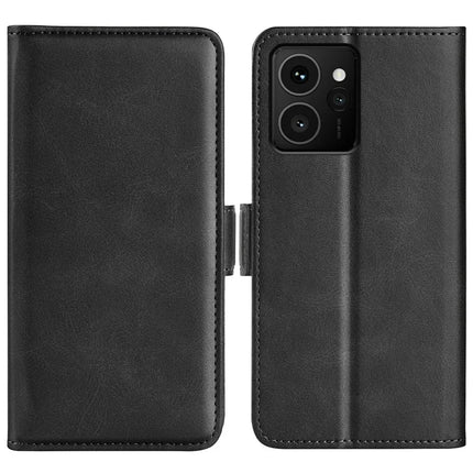 For HMD Skyline Stand Case Calf Texture Leather Wallet Phone Cover - Black